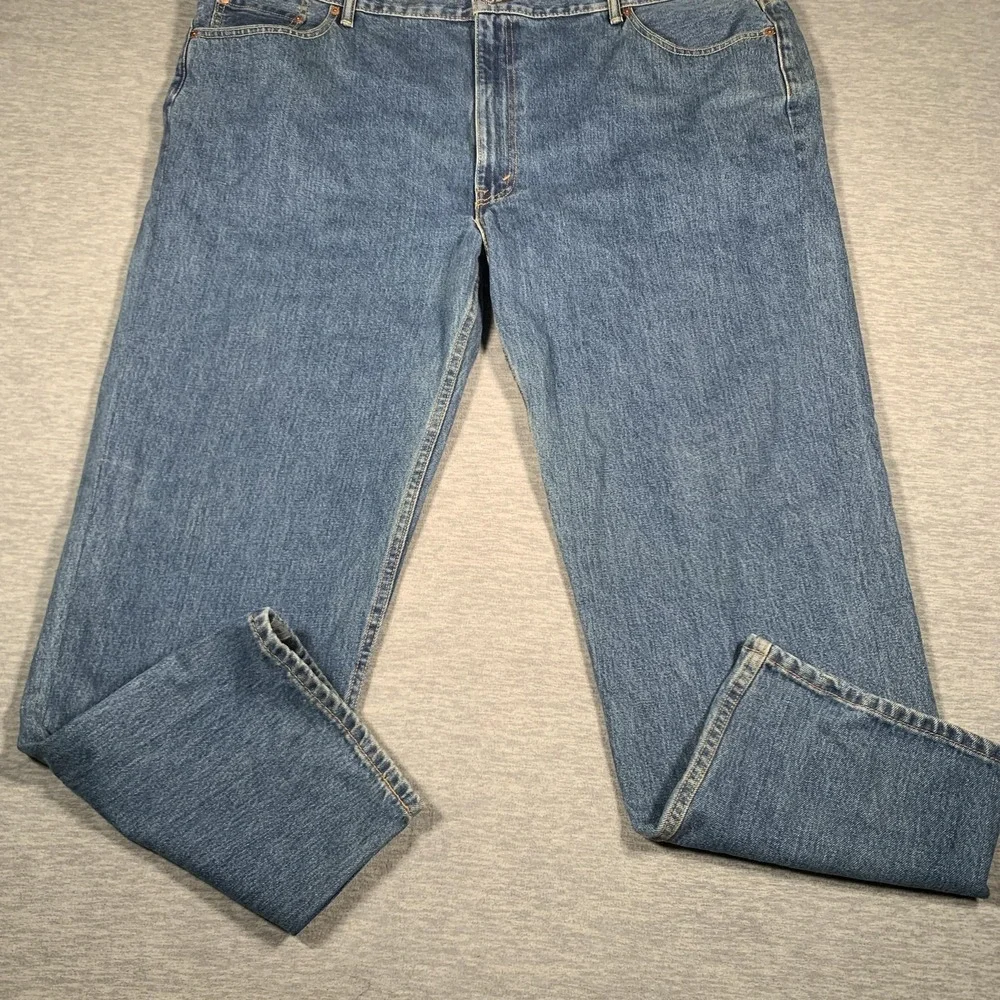 Levis 550‎ Jeans Mens 50x32 Blue Denim Relaxed Tapered Leg Comfort Fit Pants